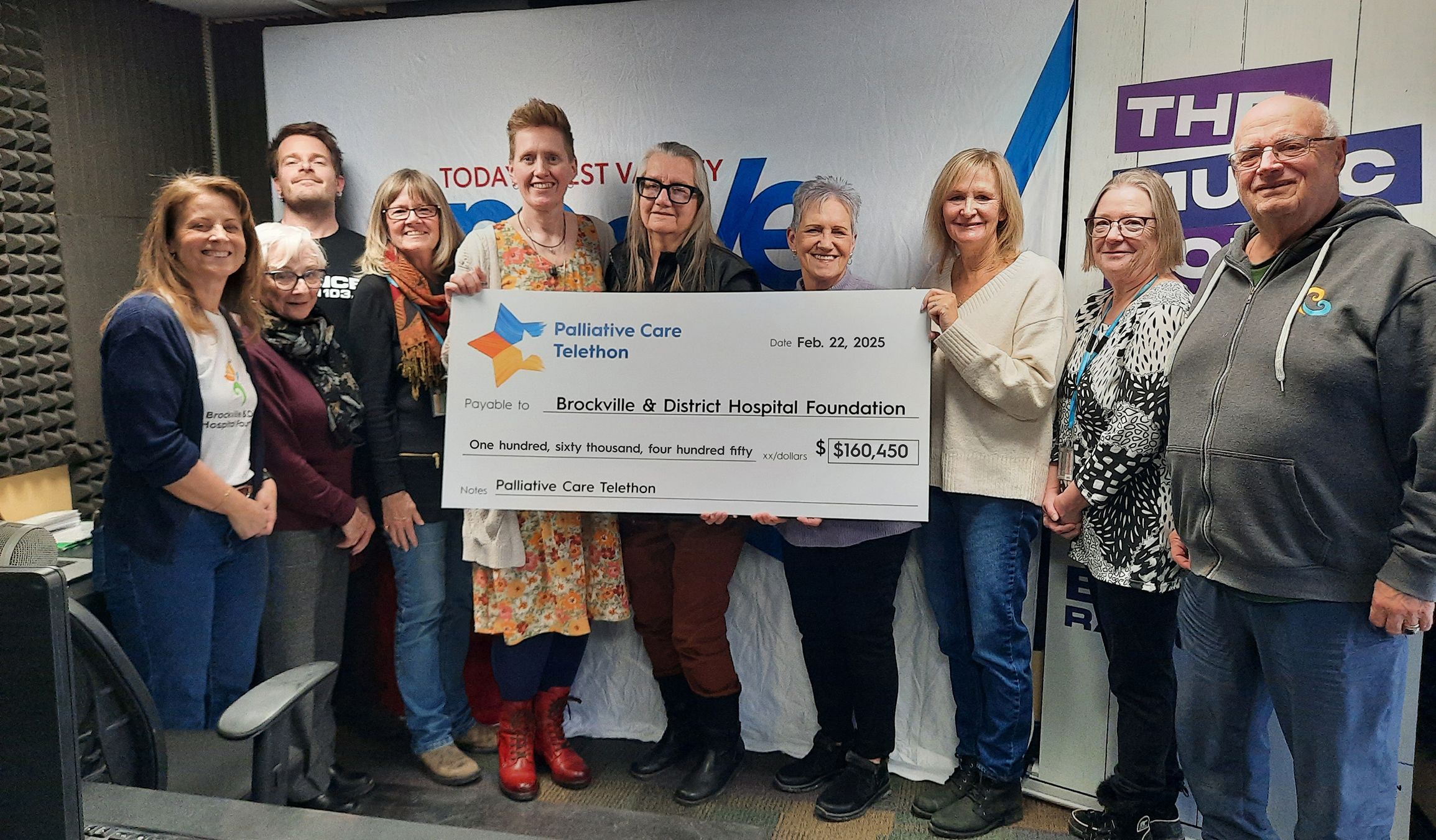 2025 Telethon cheque presentation